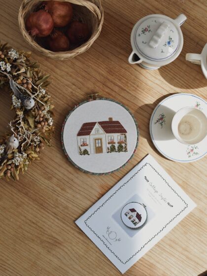 Kit bordado Cottage inglés