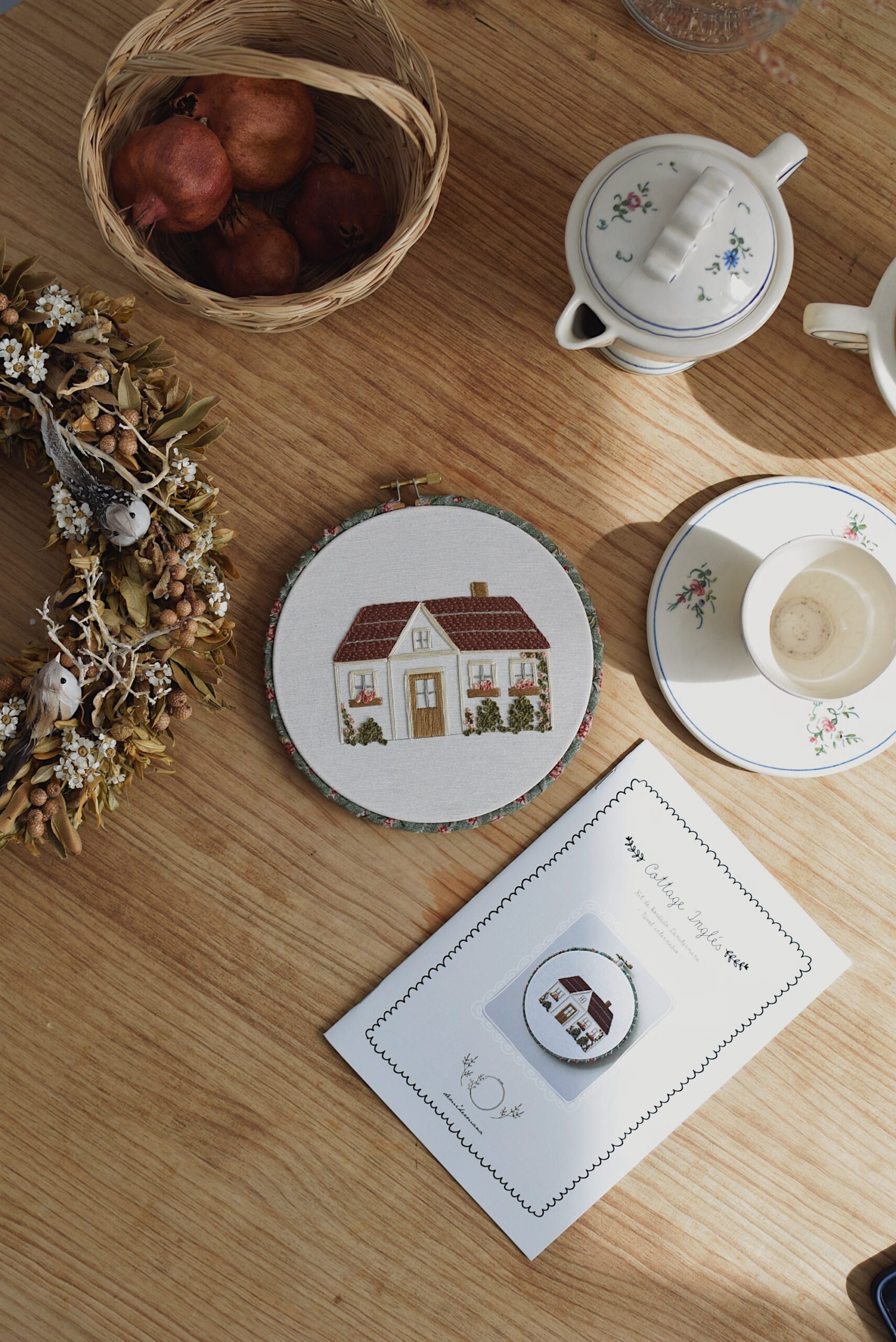 Kit bordado Cottage inglés