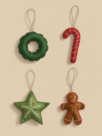 Kit de bordado Navidad 1